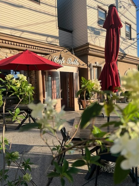 Cafe Bello Welcoming Front Entrance